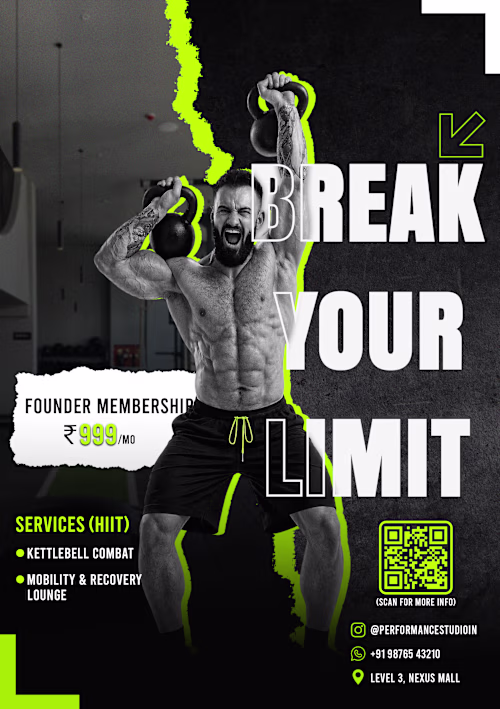 This is a Gym flyer