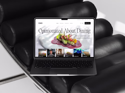 OAD / Food Review Platform Redesign