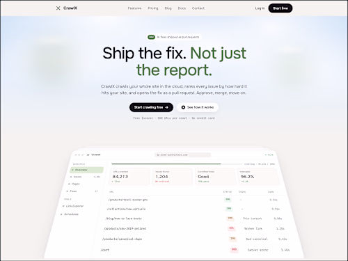 CrawlX
CrawlX crawls a website, surfaces