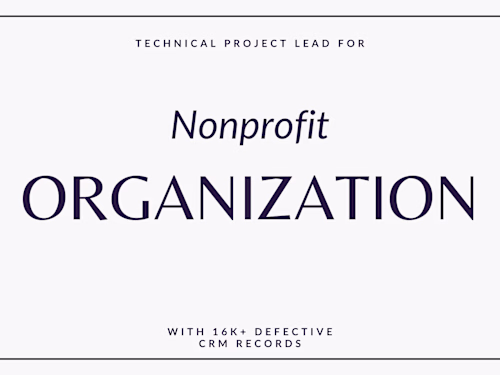 CRM Cleanup Project