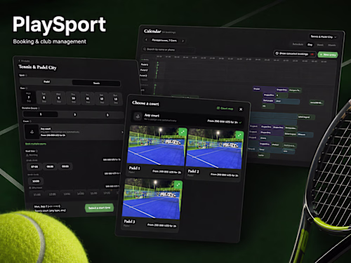 PlaySport — Booking, Club Operations and Finance