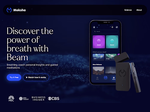 Webflow animated website