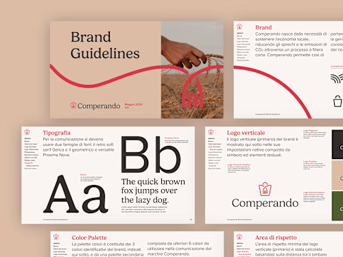 Brand identity for a healthy ecommerce