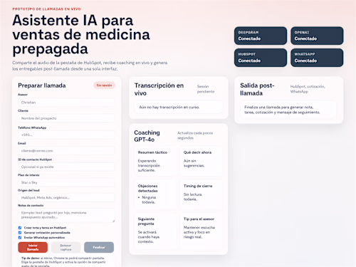AI Sales Assistant with HubSpot and WhatsApp