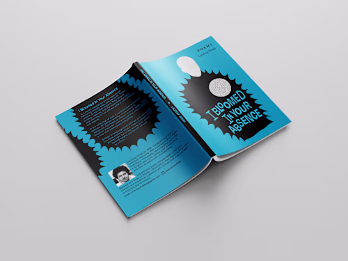 Minimalist Book Cover and Illustrations for Poetry Collection