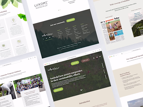 Sankalp Taru Website design Case Study
