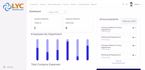 LYC - Hospital Managment System