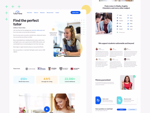 Tutoring Marketplace with Student, Tutor and Admin Workflows