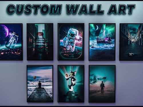 I will design awesome printable custom wall art