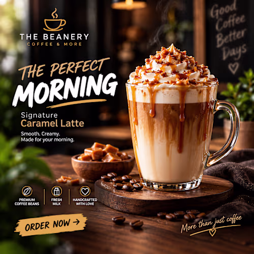 A bold and inviting coffee