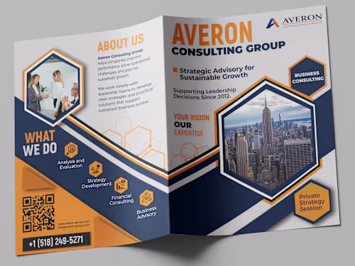 Designed a Professional Bi-Fold Brochure