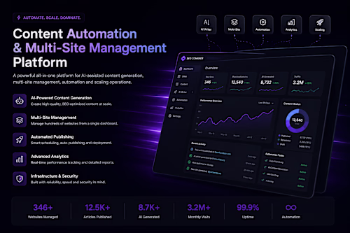 Content Automation & Multi-Site Management