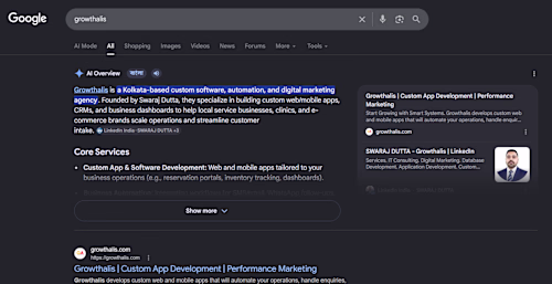 Built a modern agency-style website