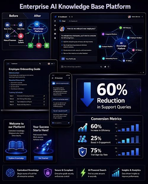 Title:Enterprise AI Knowledge Base Platform
Led