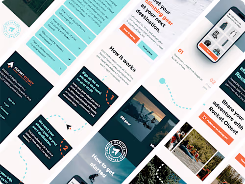 Rocketcloset - Website update and redesign - Delivery