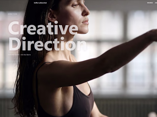 Sofiia Lukianchuk — Creative Portfolio Website