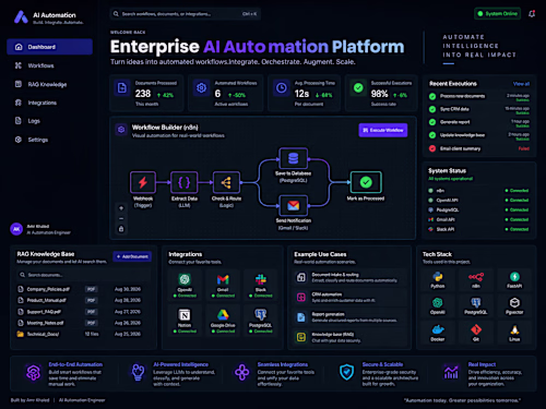 Enterprise AI Automation Platform —