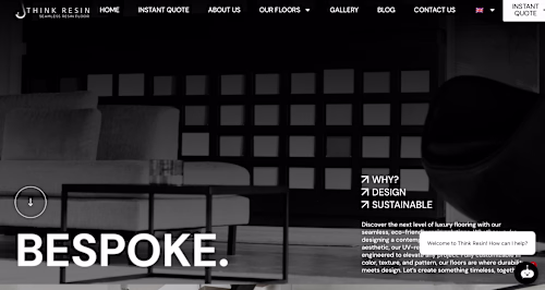 Construction Business Website + CRM