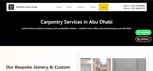 VigiWoods Website of My UAE Client & OMH in Pakistan