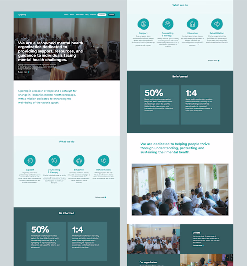 Openup - Brand and website design