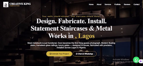 Built a custom website with