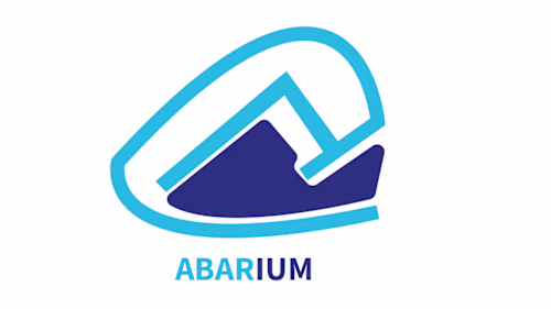 A dynamic logo mark created