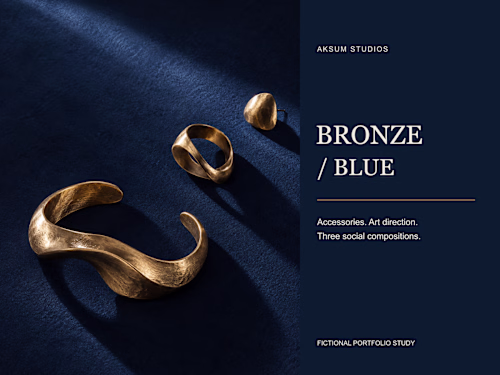 BRONZE / BLUE | Accessories Social Study