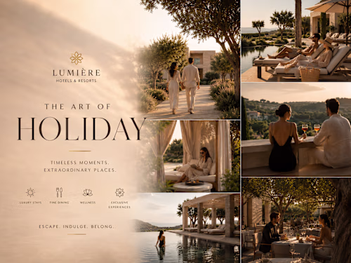 Guests enjoying a peaceful luxury