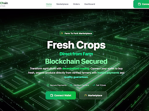 AgriChain is a revolutionary blockchain-based