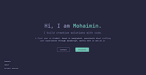 Personal Portfolio
