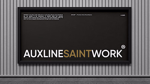 Interior Design Practice Identity AUXLINESAINTWORK®