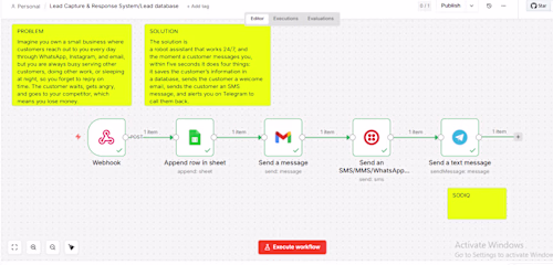 SHORT DESCRIPTION
Built a 24/7 automated