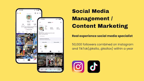 Growing Instagram and TikTok to
