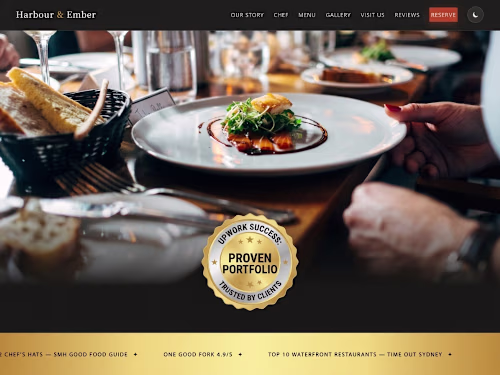 Harbour & Ember — Modern Australian Dining | Sydney