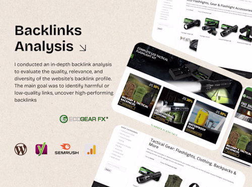 Backlink Analysis and Optimization