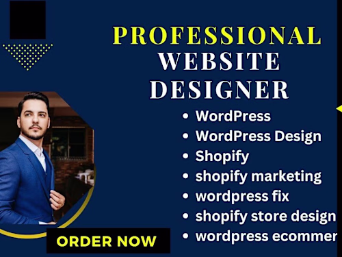 Design and develop your WordPress website WordPress landing page