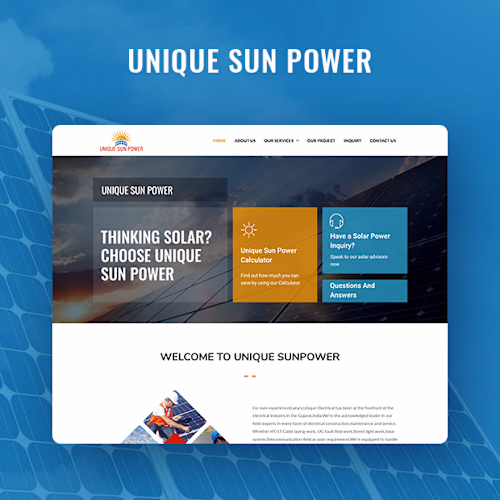 Solar Industry WordPress Website for Small Business
