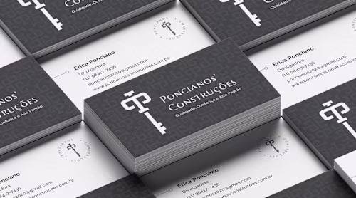 Brand Design - Poncianos’ Construções 🏡