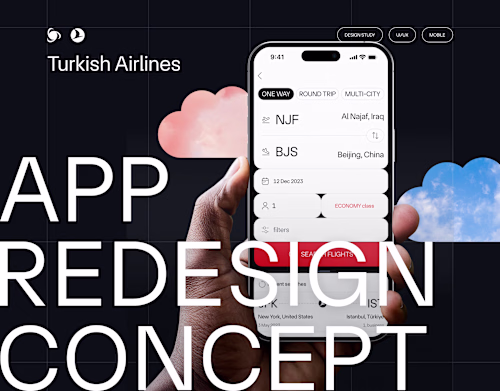 Turkish Airlines Mobile App Redesign Concept | Ronas IT