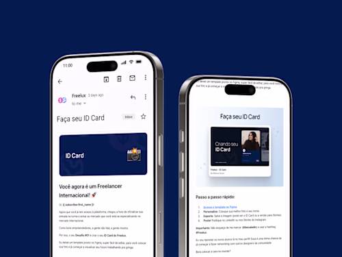 Email Marketing Design — Freelux (Onboarding Sequence, Kit)