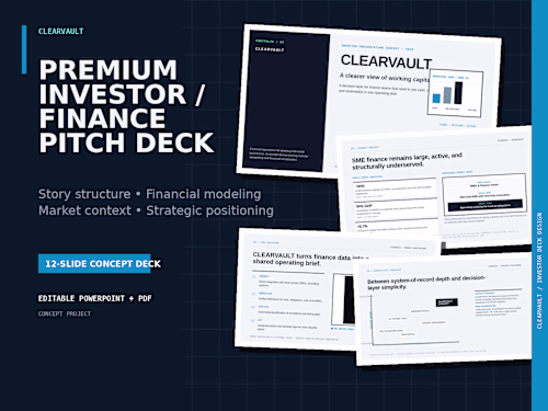 CLEARVAULT — B2B Finance Pitch