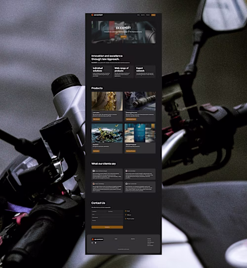Redesigned a friend's business website.