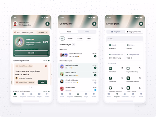 MyLUA Health Mobile Apps UI Design
