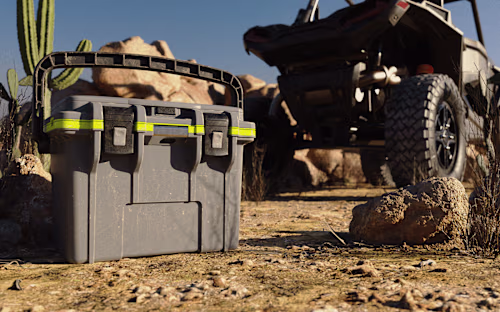 Pelican 14QT Personal Cooler: 3D Product Renders