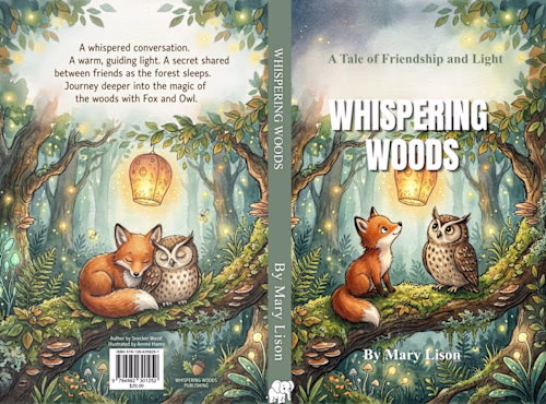 Whispering Woods: Children's Book Cover Design