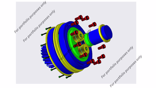 Planetary Gearbox Internal Assembly -