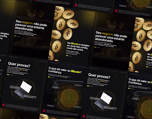 Bitcoin Educational Carousel Design