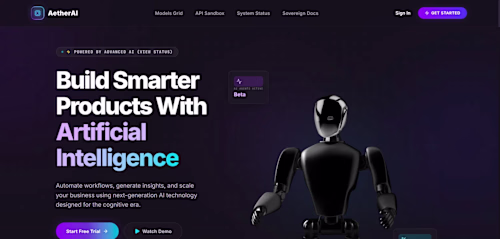 Designed and developed AetherAI —