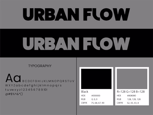 URBAN FLOW – Bold Streetwear Logo & Brand Identity A strong,...