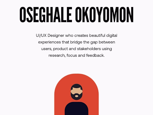 Oseghale's UI/UX Portfolio